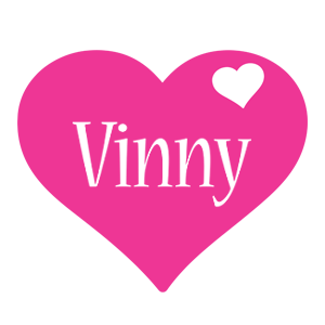 Vinny love-heart logo