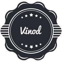 Vinod badge logo