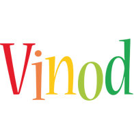 Vinod birthday logo