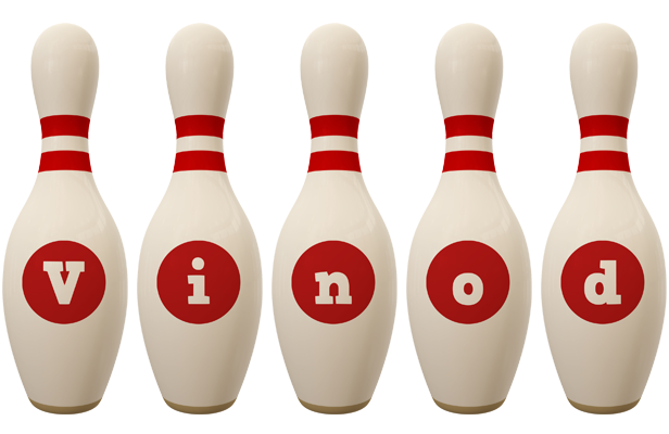 Vinod bowling-pin logo
