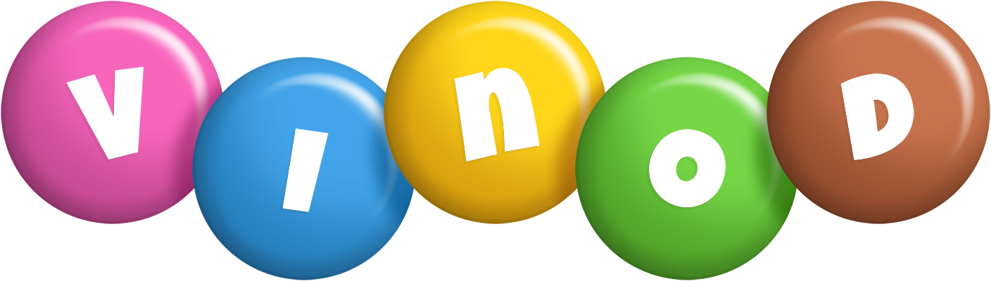 Vinod candy logo
