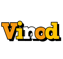 Vinod cartoon logo