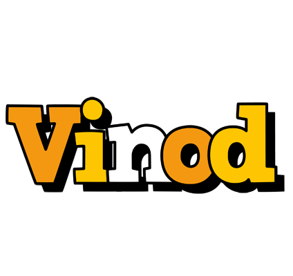 Vinod cartoon logo