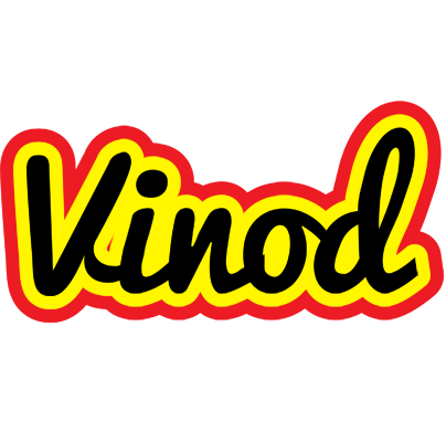 Vinod flaming logo