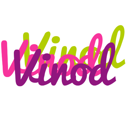 Vinod flowers logo