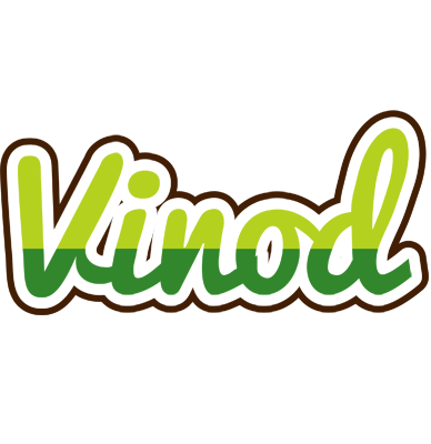 Vinod golfing logo
