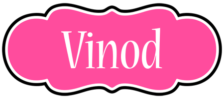 Vinod invitation logo