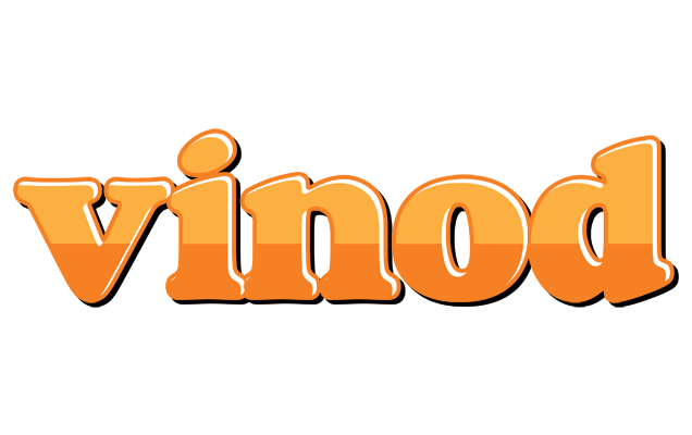 Vinod orange logo