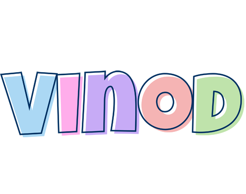 Vinod pastel logo