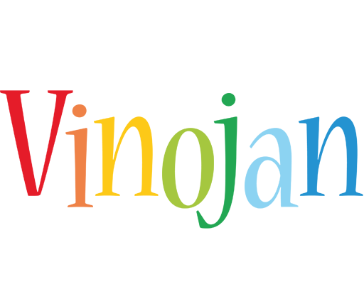 Vinojan birthday logo