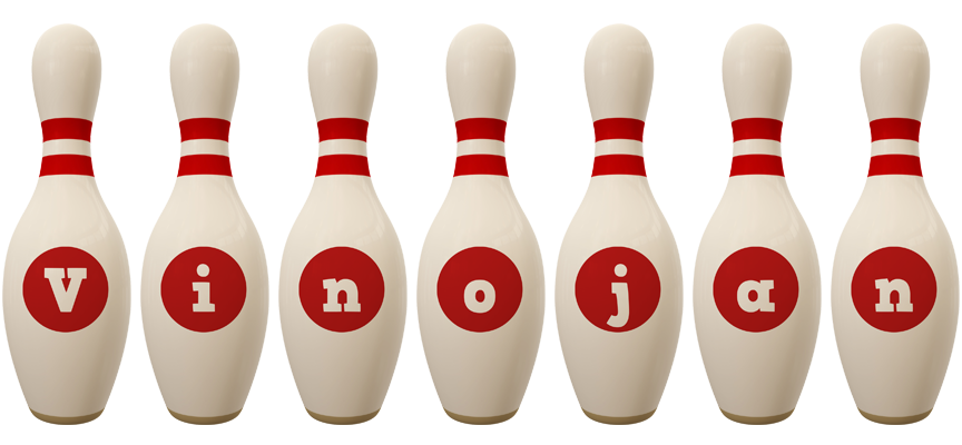 Vinojan bowling-pin logo