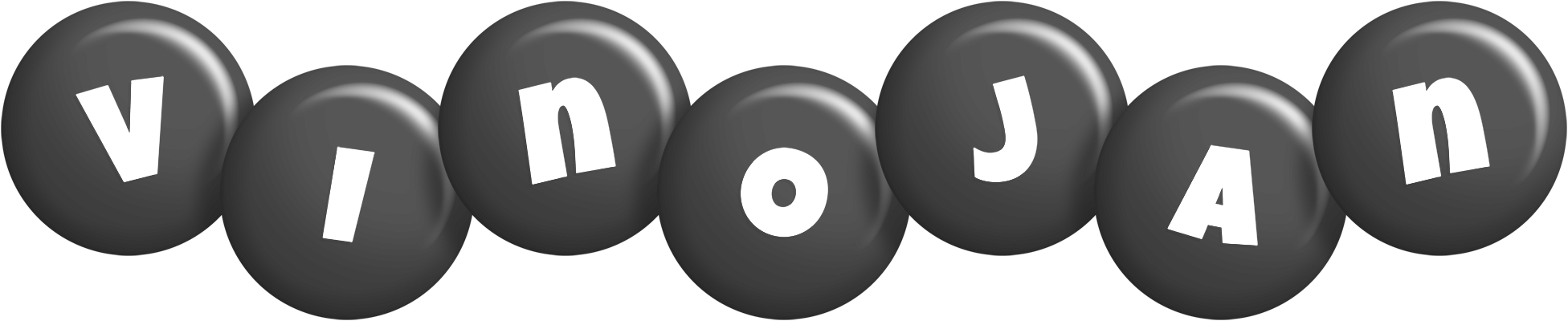 Vinojan candy-black logo