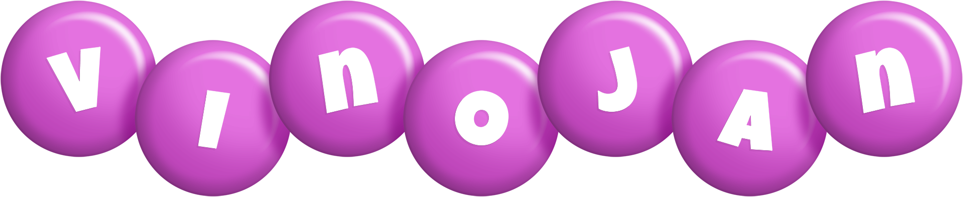 Vinojan candy-purple logo