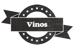 Vinos grunge logo
