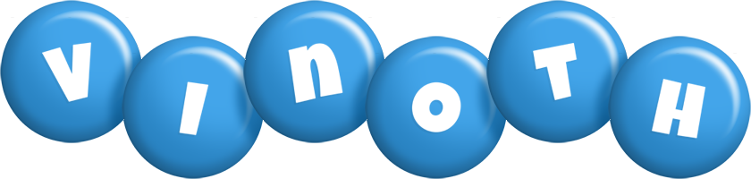 Vinoth candy-blue logo