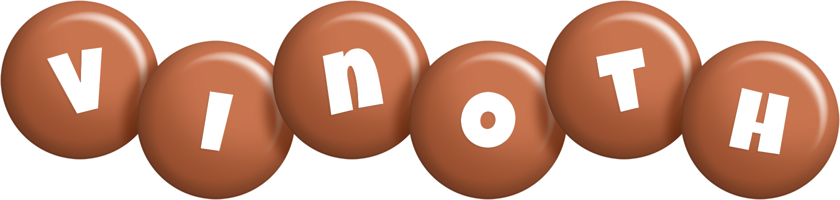 Vinoth candy-brown logo