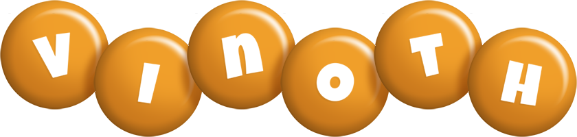Vinoth candy-orange logo