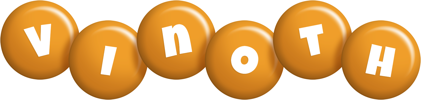 Vinoth candy-orange logo