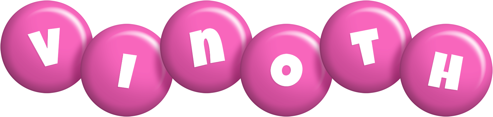 Vinoth candy-pink logo