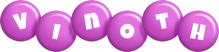 Vinoth candy-purple logo