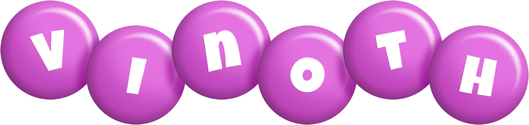 Vinoth candy-purple logo