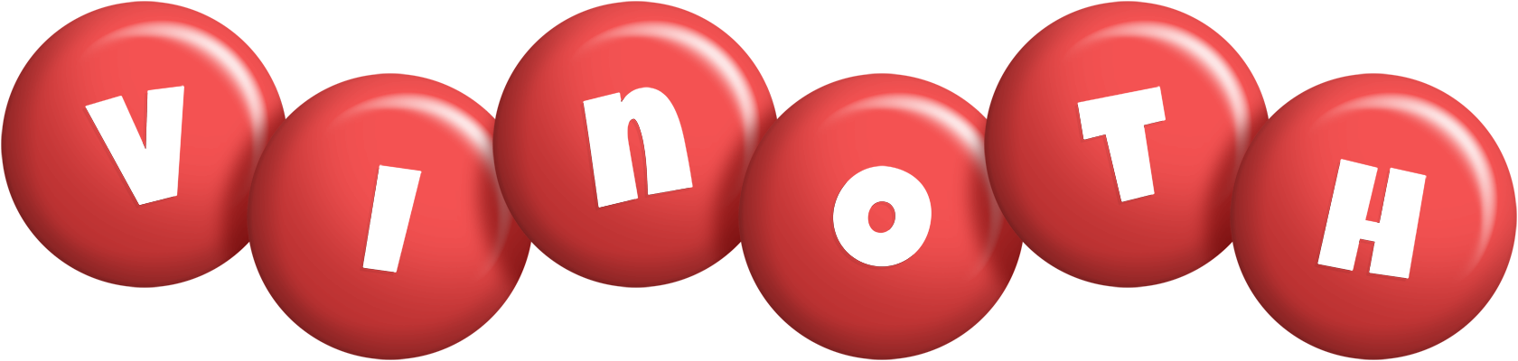Vinoth candy-red logo