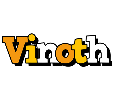 Vinoth cartoon logo