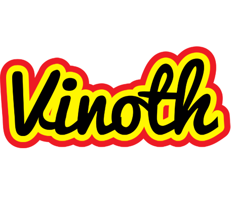 Vinoth flaming logo
