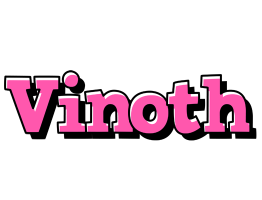 Vinoth girlish logo