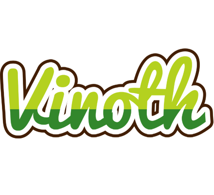 Vinoth golfing logo