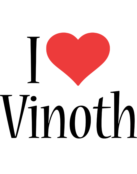 Vinoth i-love logo