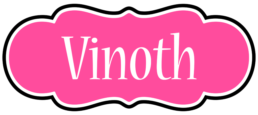 Vinoth invitation logo