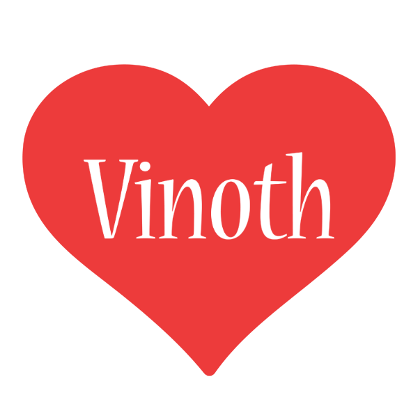 Vinoth love logo