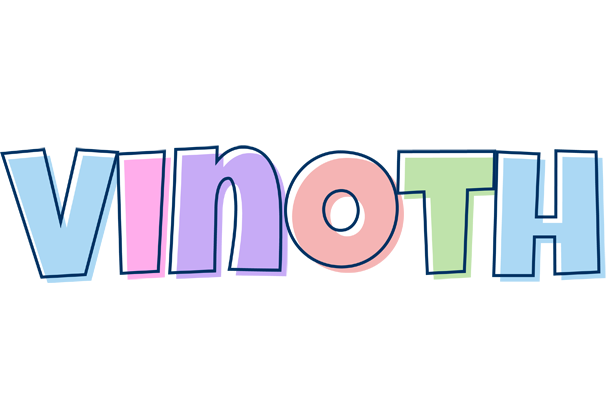 Vinoth pastel logo