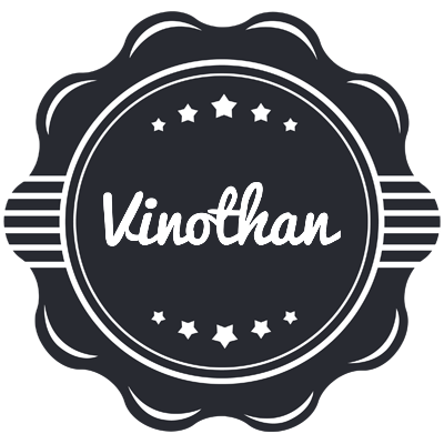 Vinothan badge logo