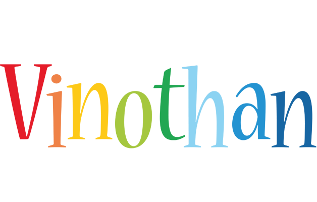 Vinothan birthday logo