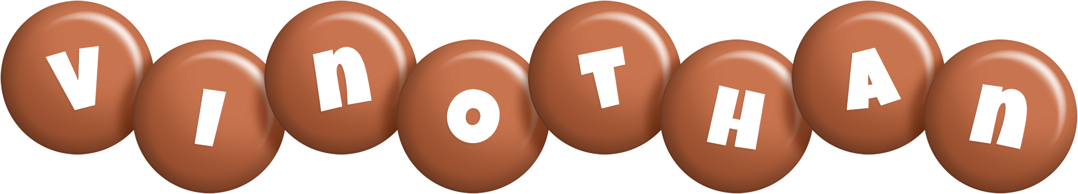 Vinothan candy-brown logo