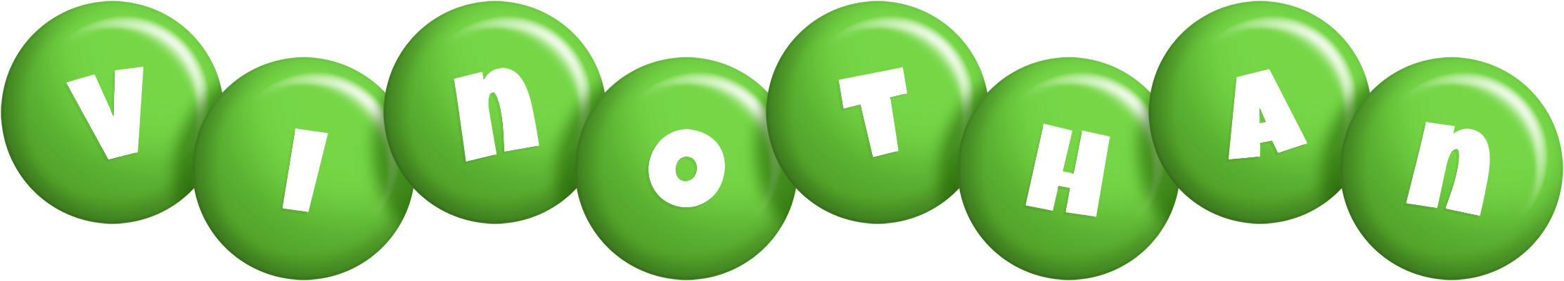 Vinothan candy-green logo