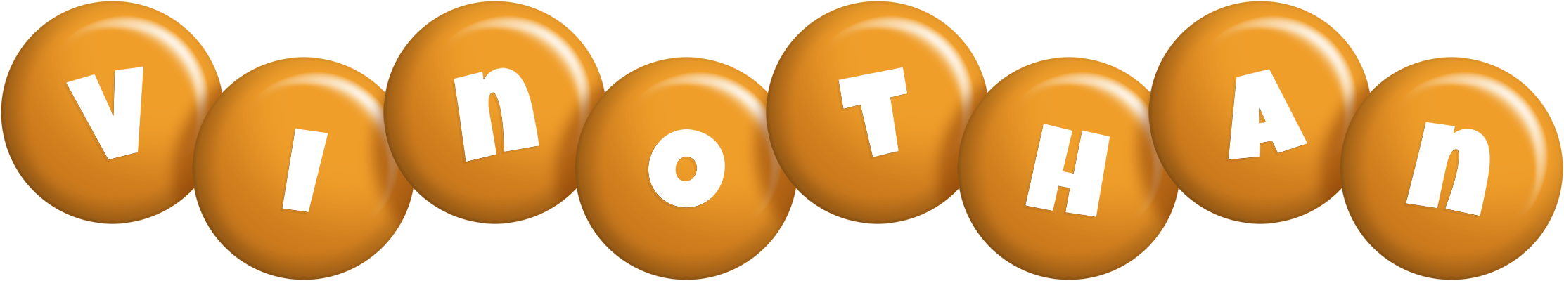 Vinothan candy-orange logo