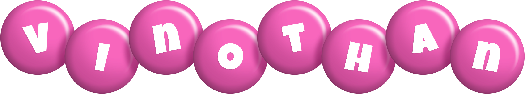 Vinothan candy-pink logo