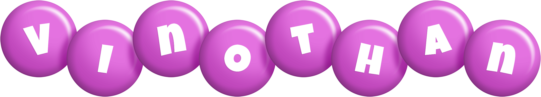 Vinothan candy-purple logo