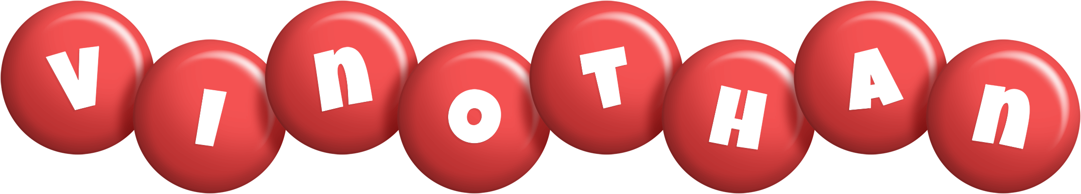 Vinothan candy-red logo