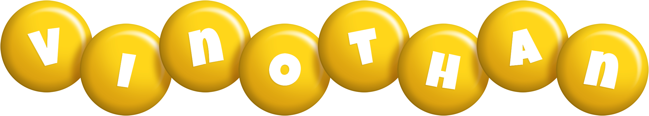 Vinothan candy-yellow logo