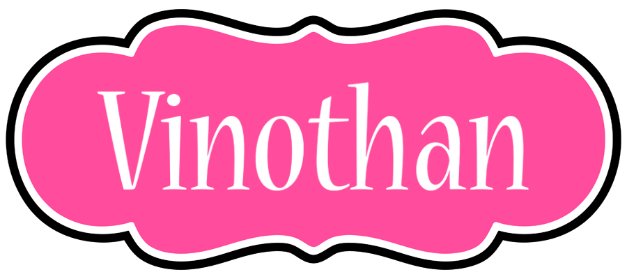 Vinothan invitation logo