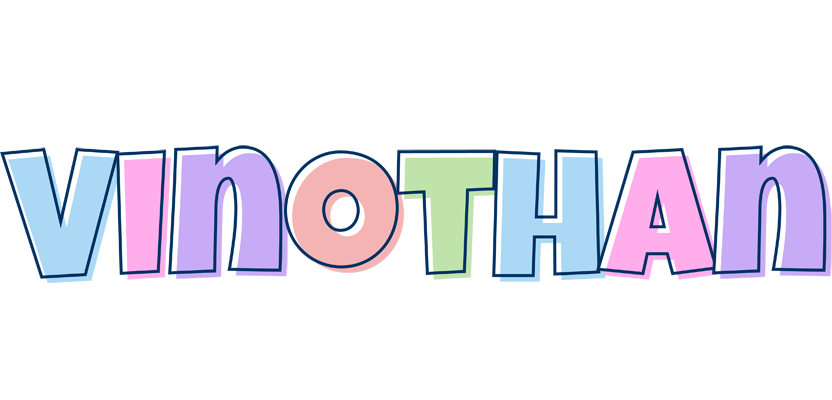 Vinothan pastel logo