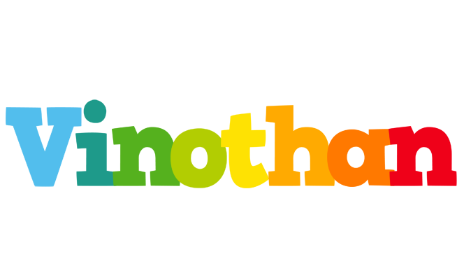Vinothan rainbows logo