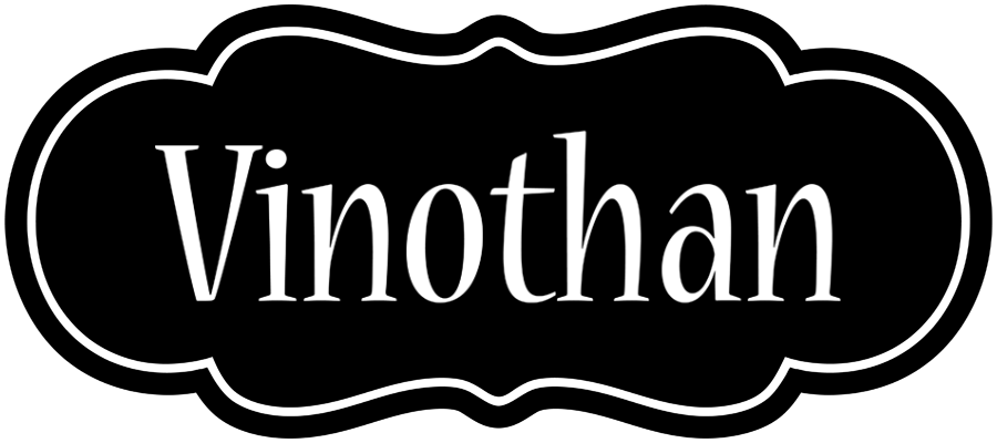 Vinothan welcome logo