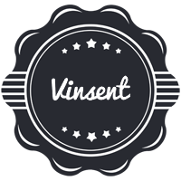 Vinsent badge logo