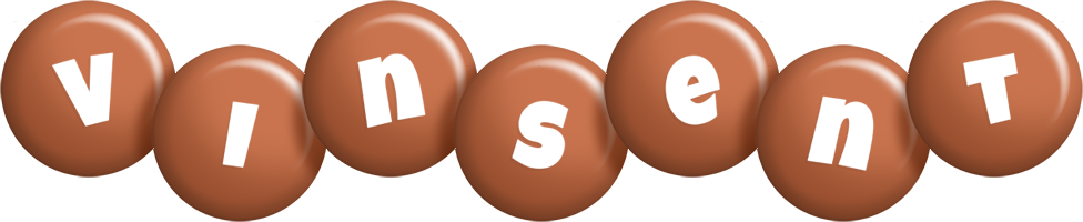 Vinsent candy-brown logo