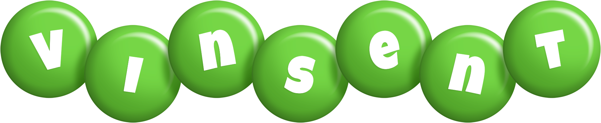 Vinsent candy-green logo